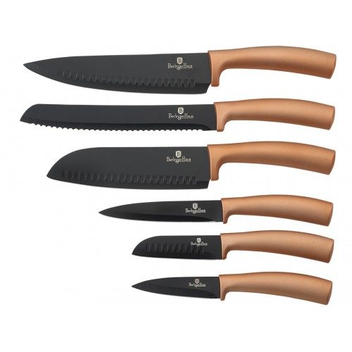 Набор кухонных ножей Berlinger Haus Rosegold Metallic Line BH-2392