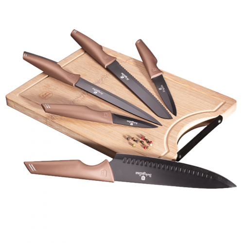 Набір кухонних ножів Berlinger Haus Rosegold Metallic Line BH-2707