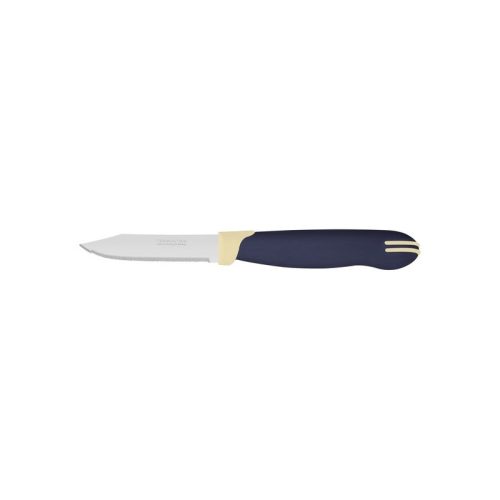 Набор из 2-х ножей для овощей Tramontina Multicolor с зубчиками 76мм (23528/213)