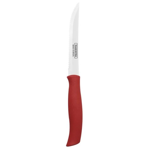 Нож для стейка Tramontina Soft Plus красный 127мм в блистере (23661/175)
