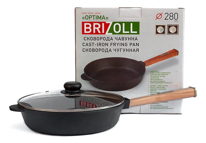 Сковорода з кришкою Brizoll Optima 28 см O2860-P-C