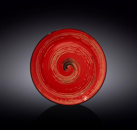Тарелка Wilmax Spiral Red 23см WL-669213