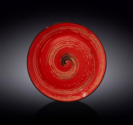 Тарілка Wilmax Spiral Red 25.5см WL-669214